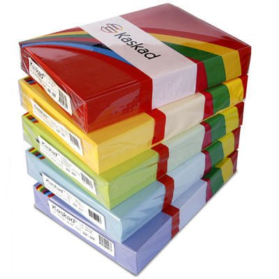 Coloured Paper Kaskad Assorted Brights A3 80gsm 250 Sheets | Kiwi Office