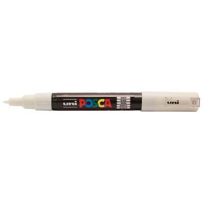 Paint Marker Posca PC1M Uni White Extra Fine Bullet Tip 1.0mm
