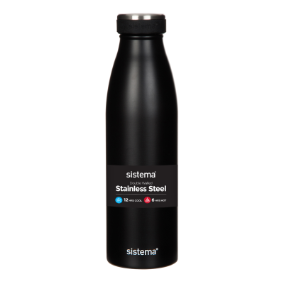 144601_Drink Bottle Stainless Steel Sistema 500ml_OnyxBlack.png