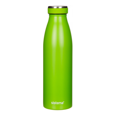 144601_Drink Bottle Stainless Steel Sistema 500ml_ElectricLime_2.png