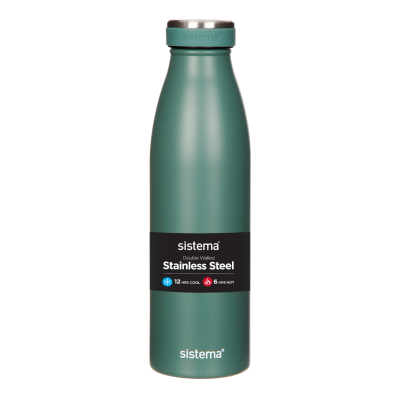 144601_Drink Bottle Stainless Steel Sistema 500ml_NordicGreen.png