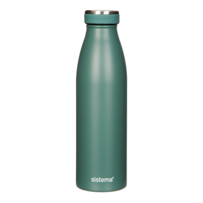 144601_Drink Bottle Stainless Steel Sistema 500ml_NordicGreen_2.png