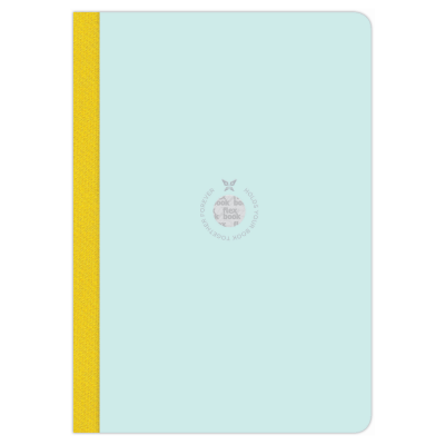 144625_Notebook Smartbook Flexbook Mint & Yellow Ruled 240mm x 170mm Large.png