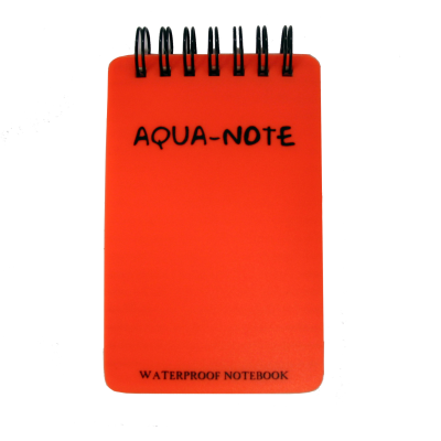 122704_Notebook Aqua Note GBP Orange Waterproof 115mm x 75mm 50 Leaf.png