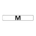 Alphabetic Labels Rotary Filecorp M 7mm x 33mm Sheet of 20 | Kiwi Office
