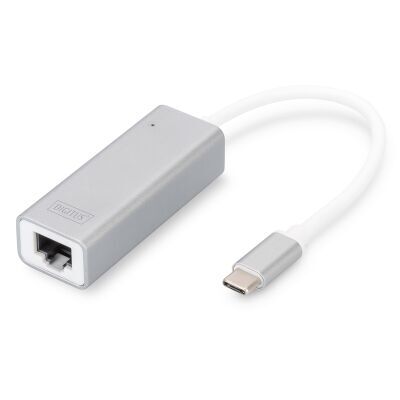 ADAPTATEUR USB-C / RJ45, GIGABIT, USB 3.0, M / F, ALUMINIUM