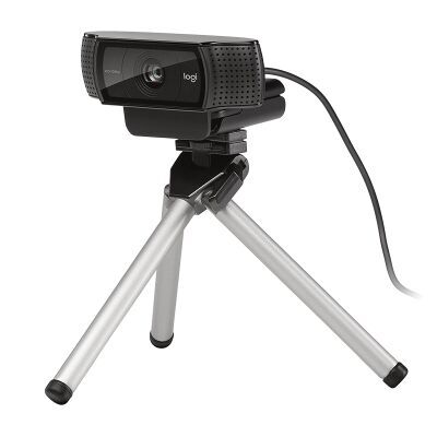 Webcam  Logitech C920, Full HD 1080p, Autofocus, Sonido Estéreo