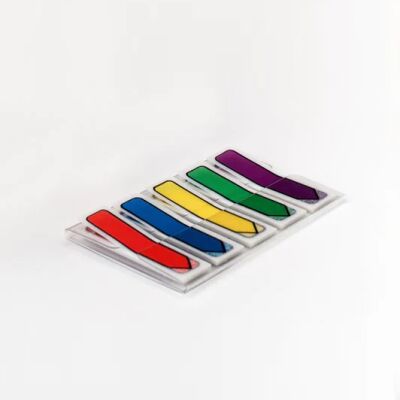 Post-it Arrow Flags 684-ARR1 Primary 12x43mm Pack of 5 | Kiwi Office