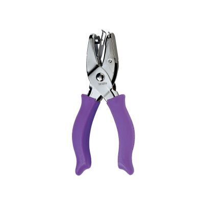 Fiskars 1/8-Inch Hand Circle Punch - Purple Crafting Tool For Paper Projects