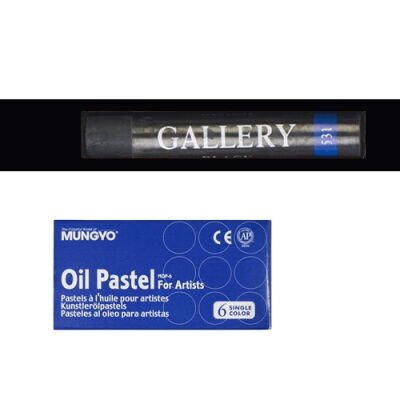 Oil Pastels Gallery 531 Black Pack of 6