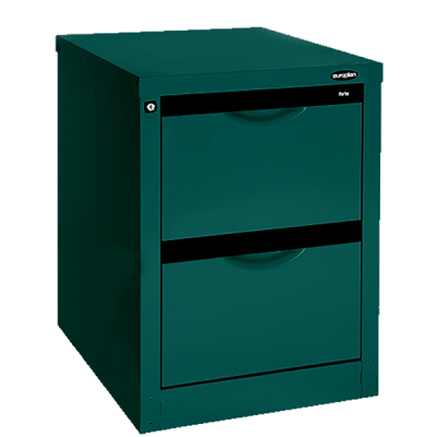 Filing Cabinet Forte Europlan Deep Teal 2 Drawer 720h X 505w X 619d Mm Each Kiwi Office