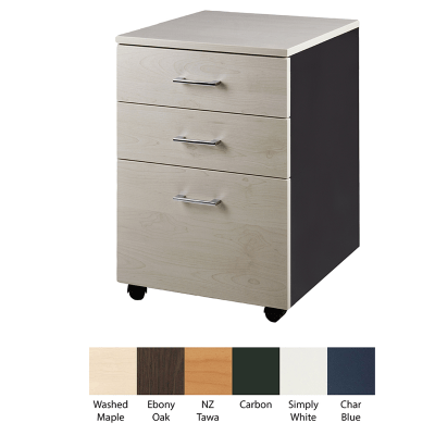 Mobile Drawer Unit 2 Drawers Plus File Drawer Zealand Nz Tawa