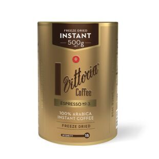 Freeze Dried Instant Coffee Vittoria Espresso No. 3 Dark Roast 500g
