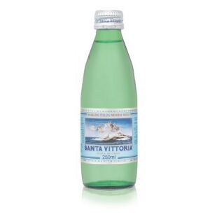 Sparkling Italian Mineral Water Santa Vittoria 250ml Carton of 24