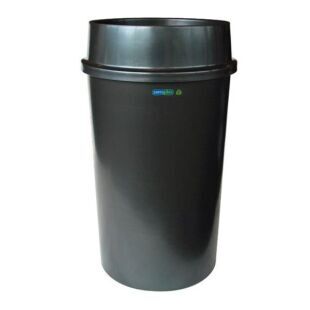 Matthews Plastic Flip Top Rubbish Bin 60L Grey 420mm x 750mm