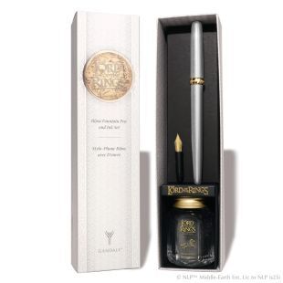 Ferris Wheel Press Warner Bros. The Lord of the Rings Gandalf Fountain Pen & 28ml Ink Set