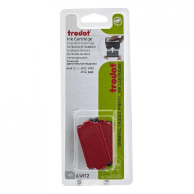 RED NEW Replacement Ink Pad for TRODAT Printy 4912 Self Inking